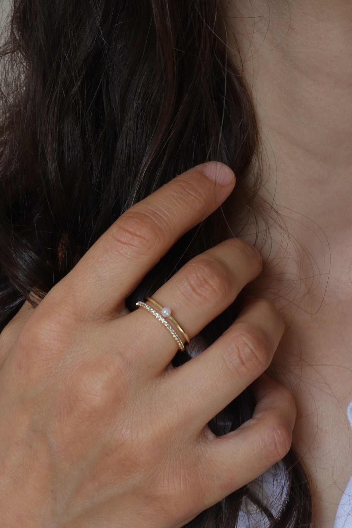 Cassiopée bague portée