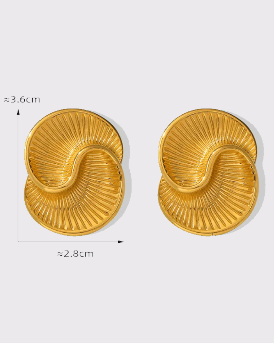 Dawn taille des boucles d'oreilles