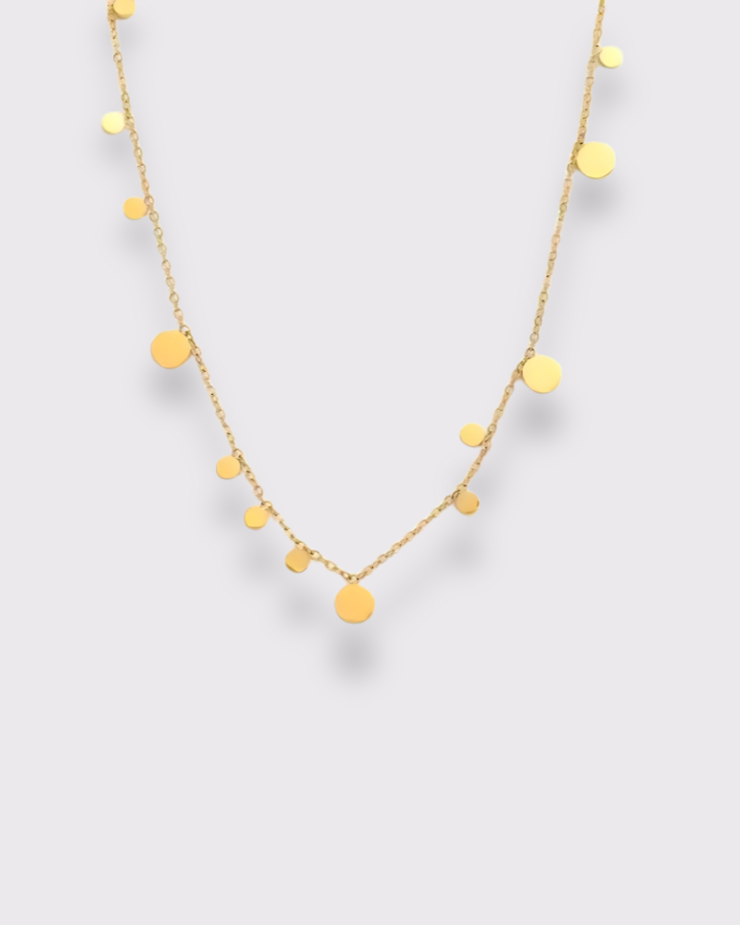 Enchantement collier à pastilles présentation