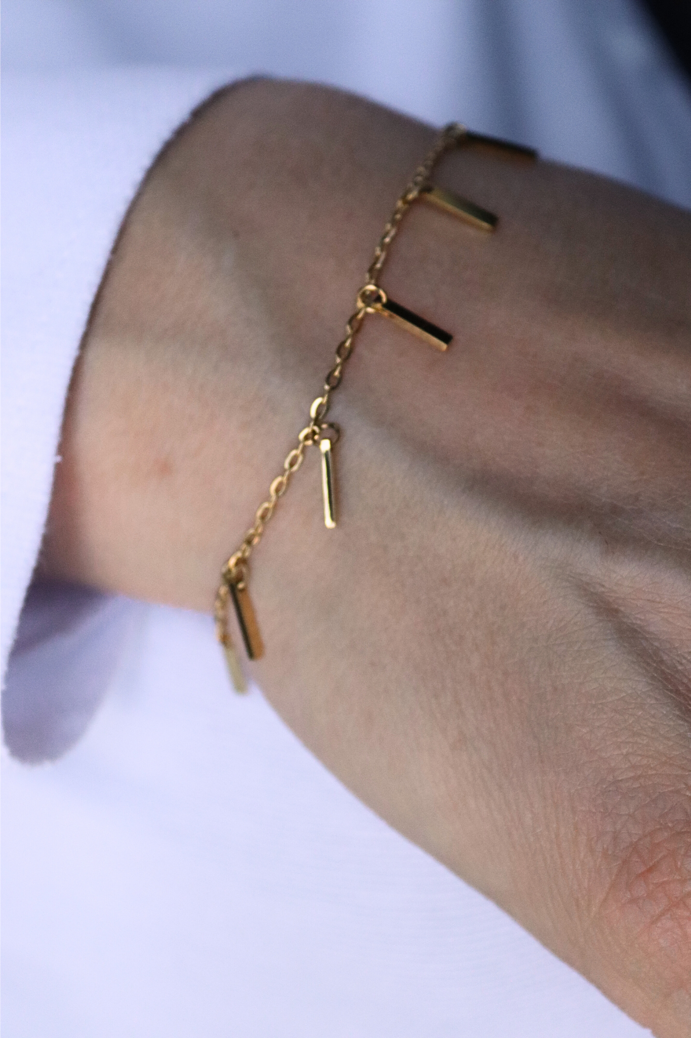 photo bracelet à bâtonnets porté