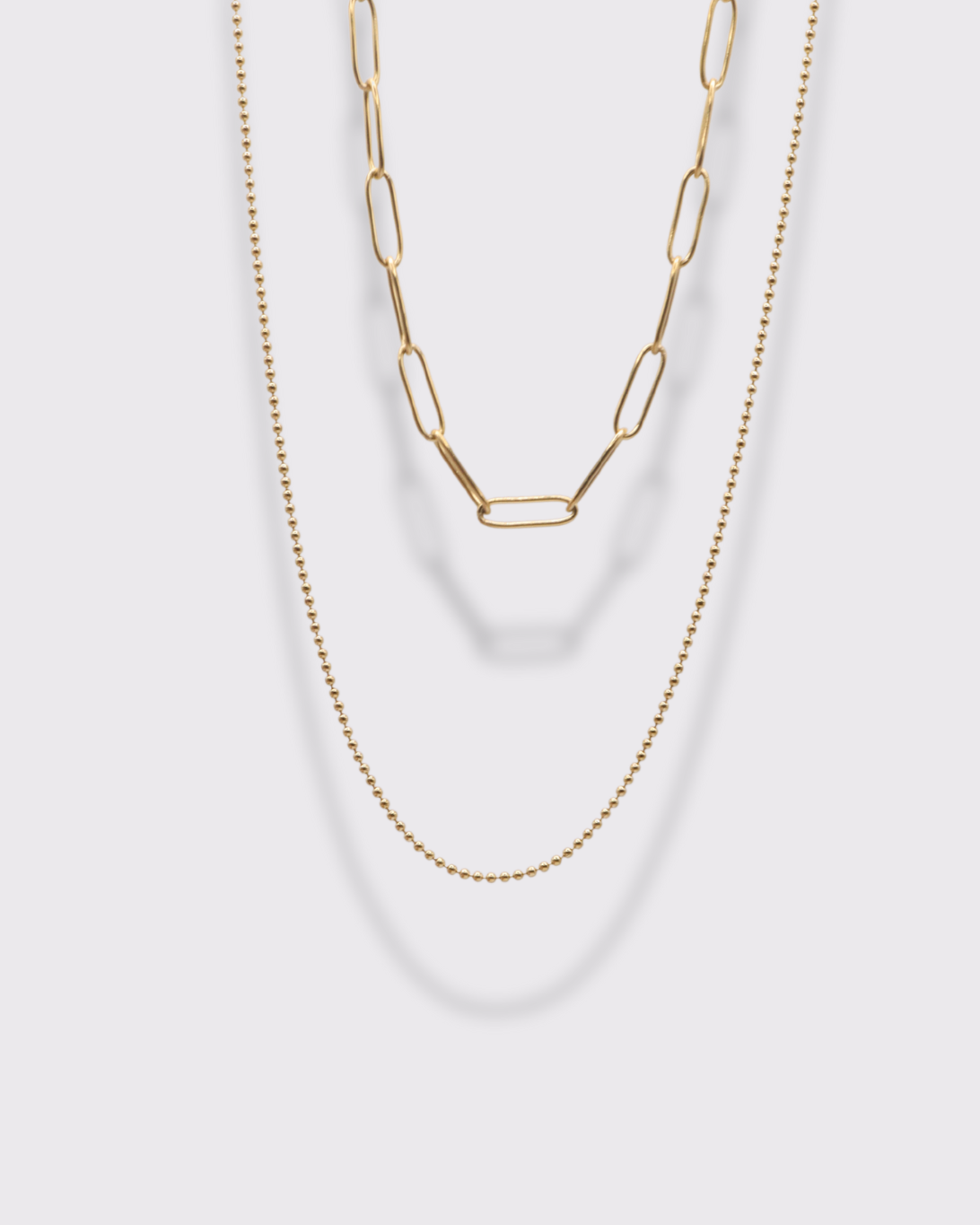 Vérité | Collier double trombone et billes