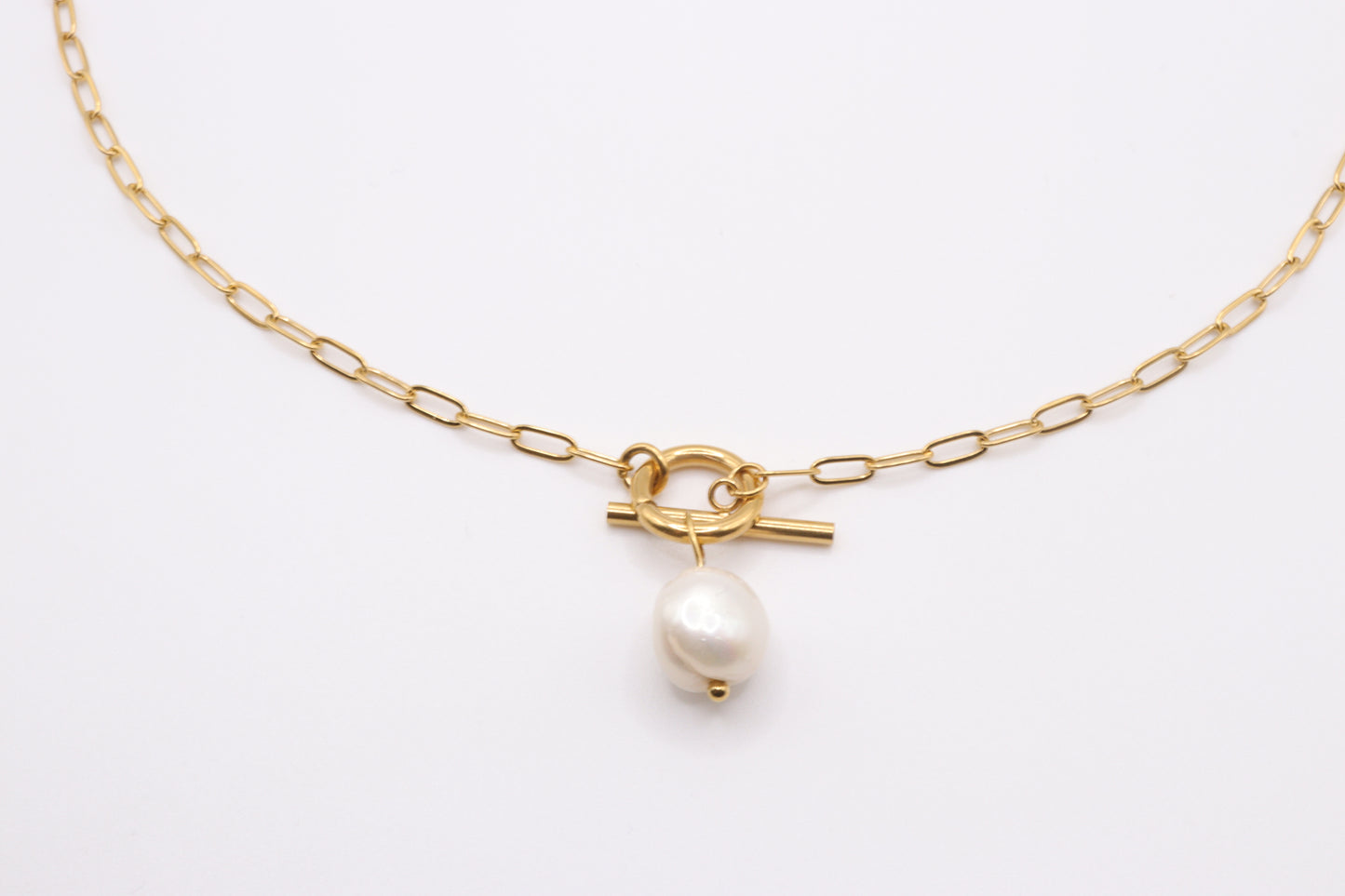 Goddess | Collier à bascule une perle d'eau douce