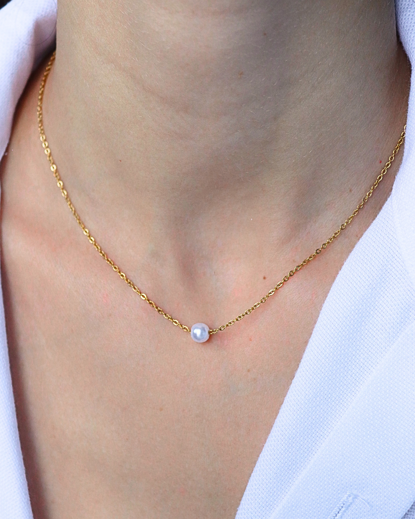 Marquise | Collier choker une perle