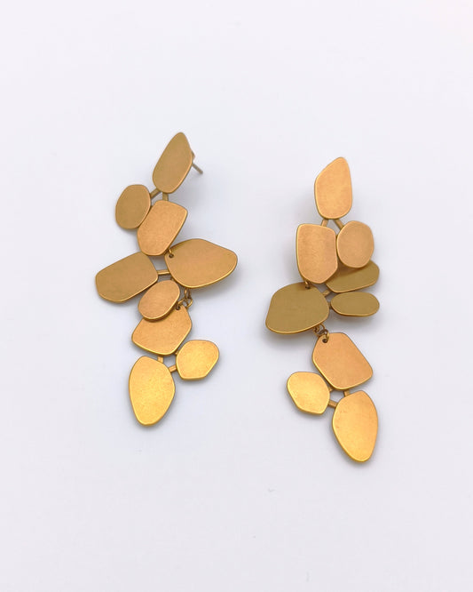 Canvas - boucles d'oreilles longueur ajustable présentation