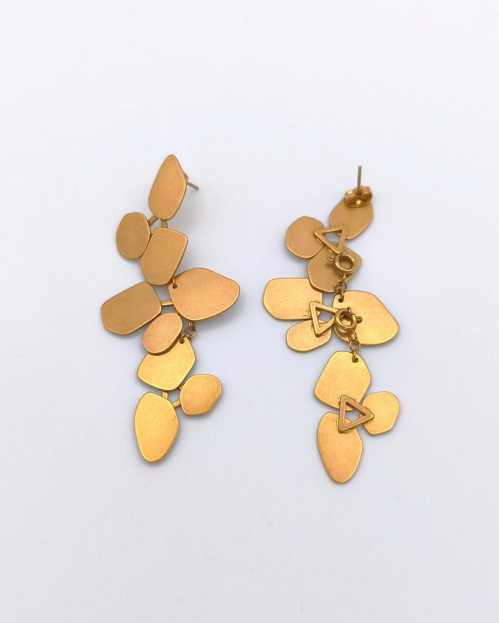 Canvas - boucles d'oreilles longueur ajustable présentation vue arrière