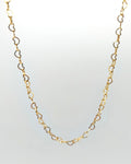 Charisme - collier chaine de cœurs présentation