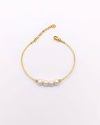 Destiny - bracelet 4 perles d'eau douce présentation