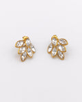 Fairy - boucles d'oreilles feuille zircon presentation