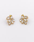 Fairy - boucles d'oreilles feuille zircon presentation