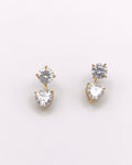 Forever-boucles d'oreilles cerceau cœur présentation