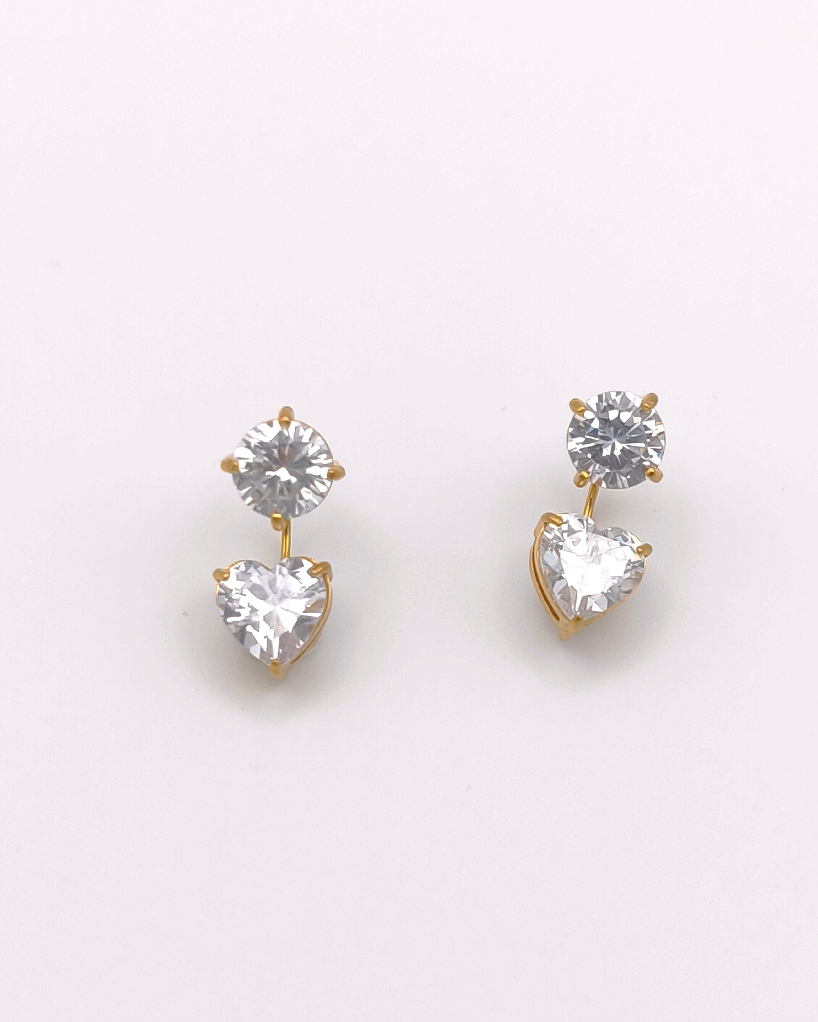 Forever-boucles d'oreilles cerceau cœur présentation