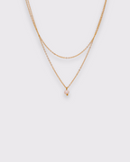 Legend collier double avec perle d'eau douce présentation