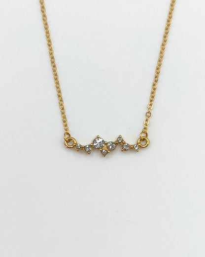 Light - collier nuage zirconium presentation dore 1
