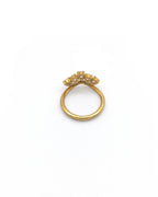 Prestige - bague 5 zircons vue arrière