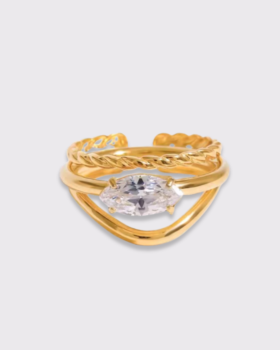 Queen bague empilable présenation 1