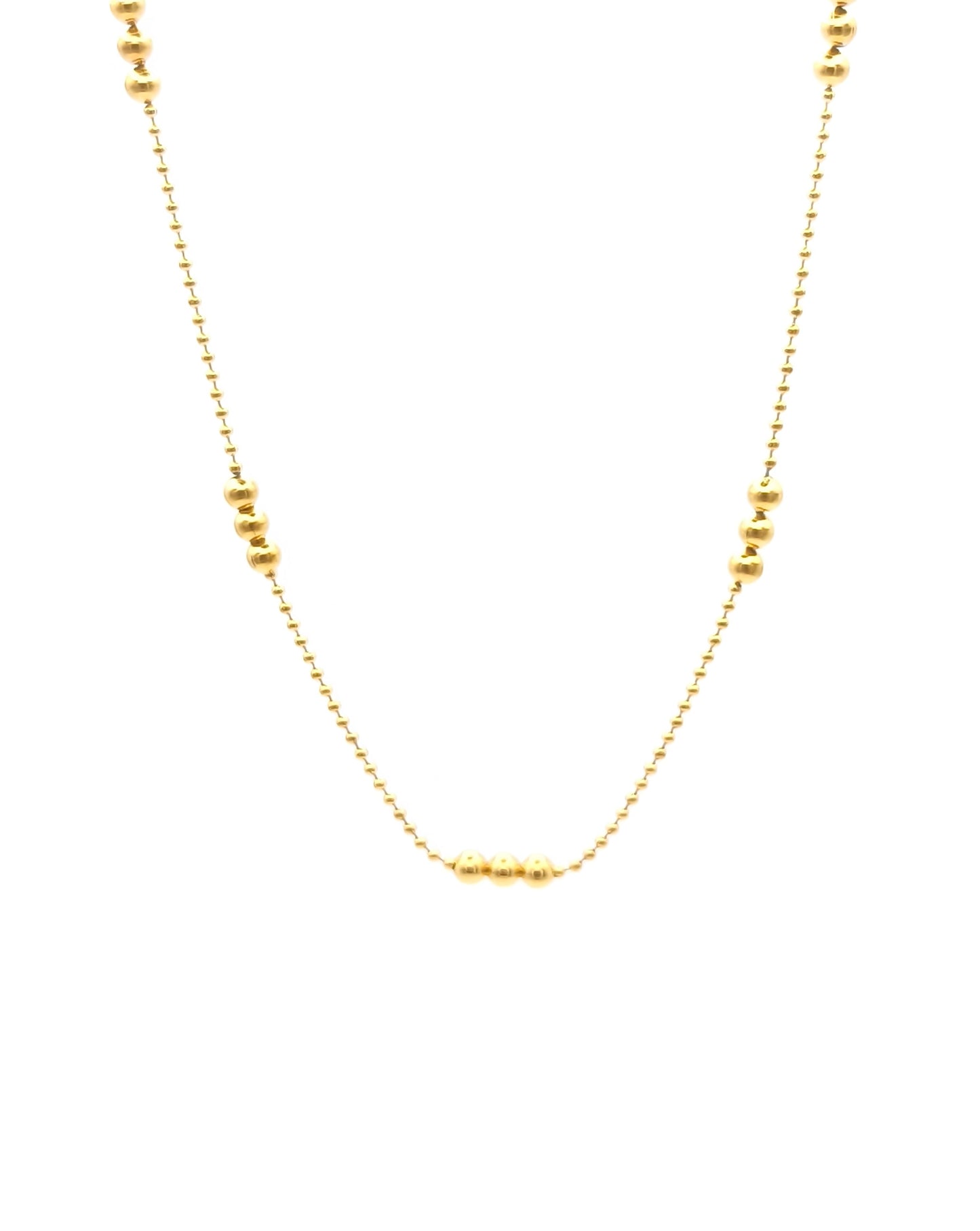 Ruisseau - collier à billes présentation 