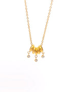 Talissement - collier pendentif 4 anneaux presentation