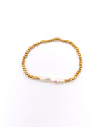 Timeless - bracelet à perles et perle de d'eau douce présentation 