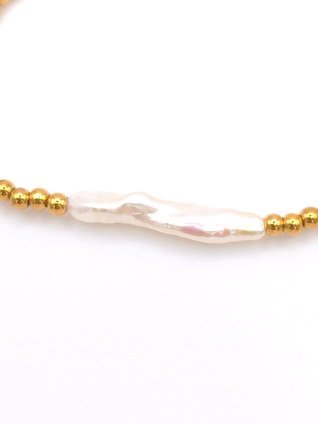 Timeless - bracelet à perles et perle de d'eau douce présentation zoom