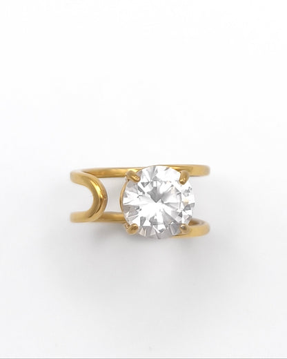 Trust - bague zircon 10mm