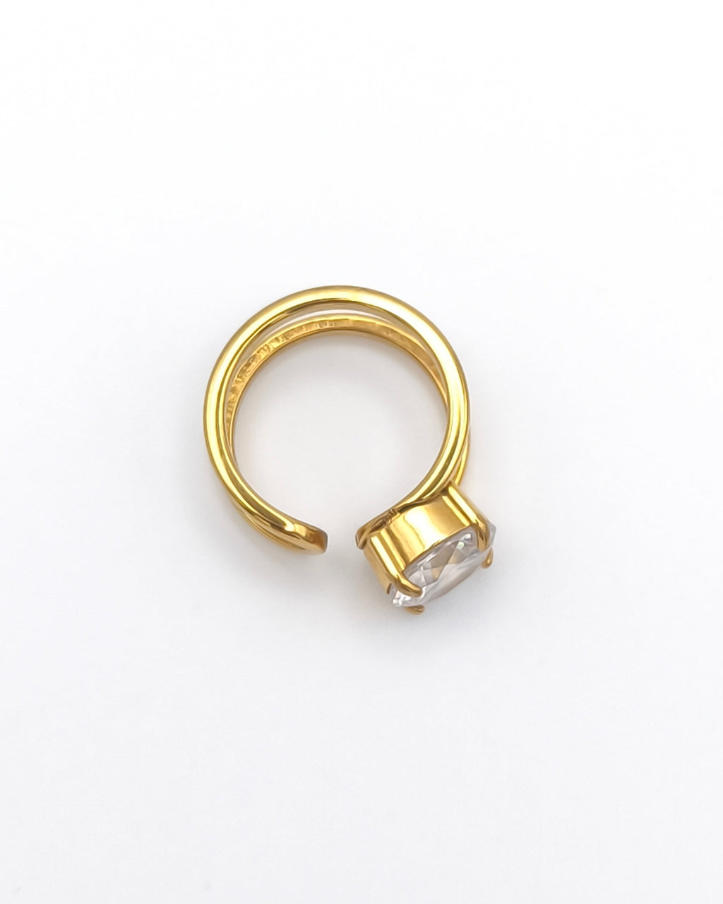 Trust - bague zircon 10mm