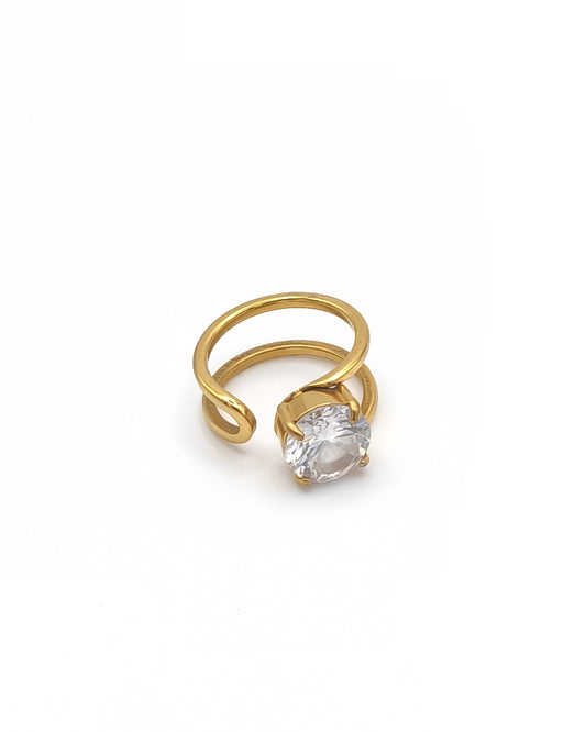 Trust - bague zircon 10mm