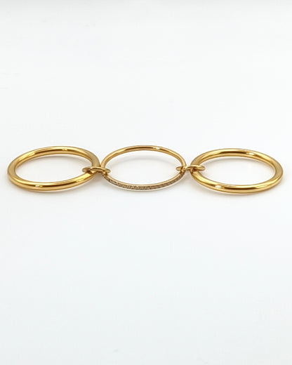 Volonté - bague triple présentation