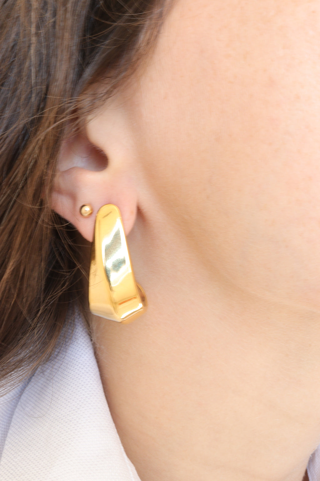 envolée boucles d'oreilles portées
