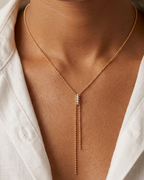 étincelle - -collier présentation sur peau mate