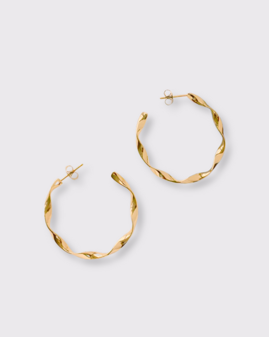 Songe | Boucles d'oreilles torsadées