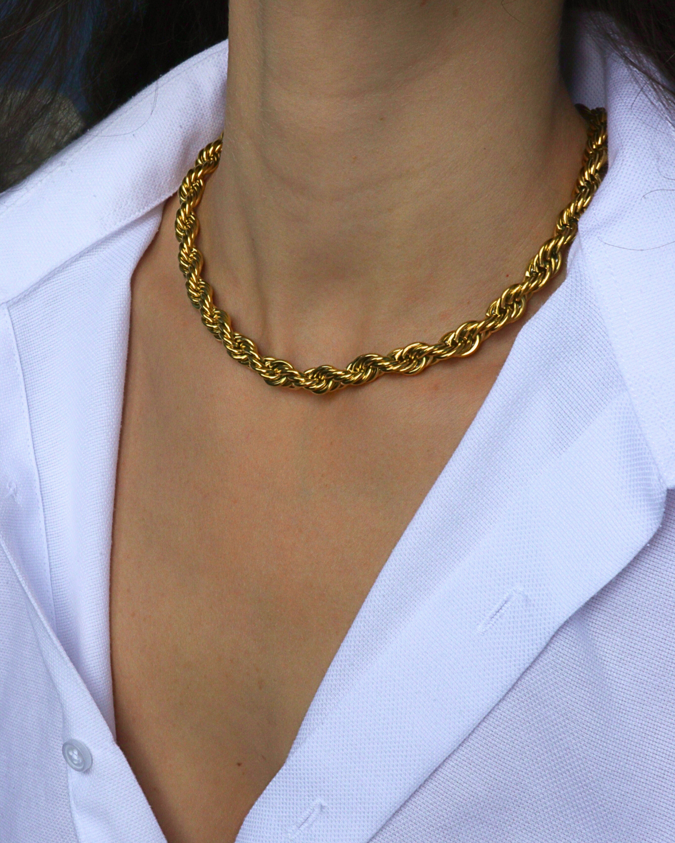 photo du collier corde porte