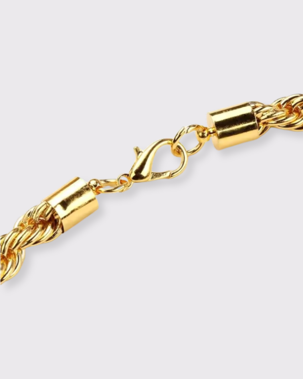photo collier corde zoom fermoir