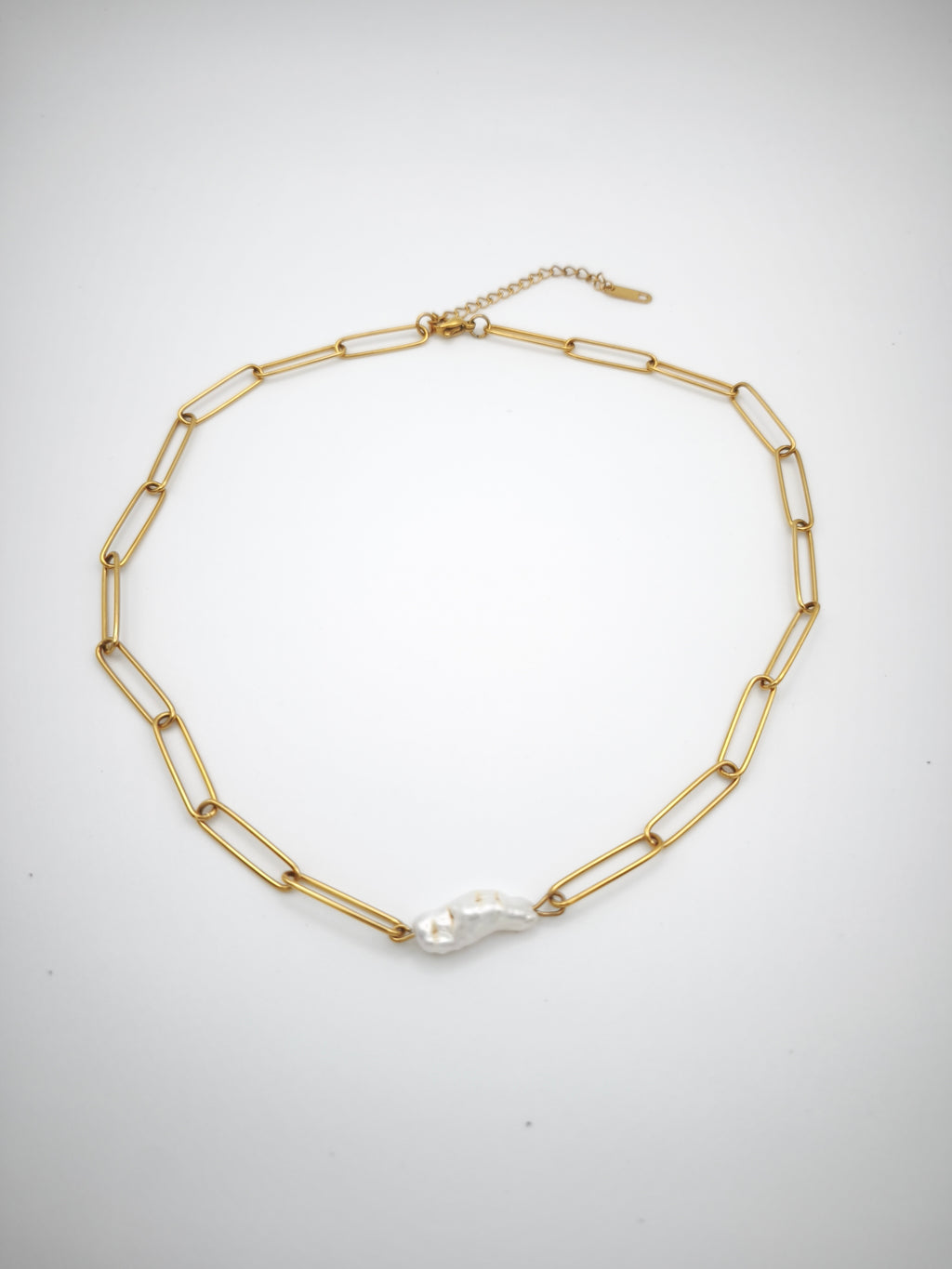 Prestance | collier trombone grosse perle